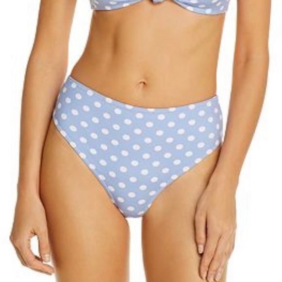 Caroline Constas Viki High Waist Polka Dot Bikini Bottoms - Picture 6 of 11